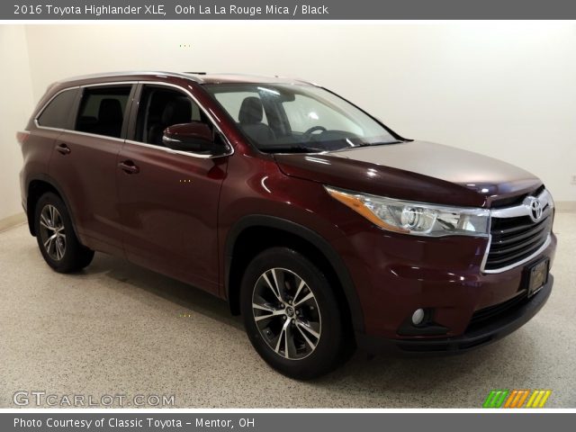 2016 Toyota Highlander XLE in Ooh La La Rouge Mica