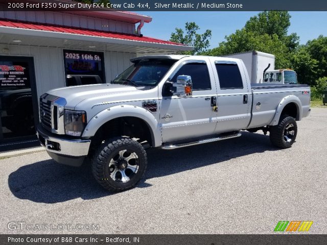 2008 Ford F350 Super Duty FX4 Crew Cab 4x4 in Silver Metallic