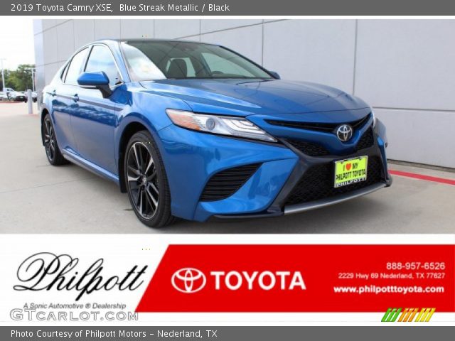 2019 Toyota Camry XSE in Blue Streak Metallic