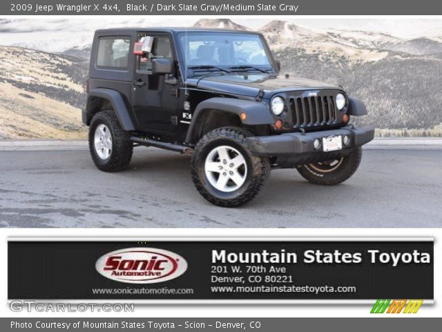 2009 Jeep Wrangler X 4x4 in Black