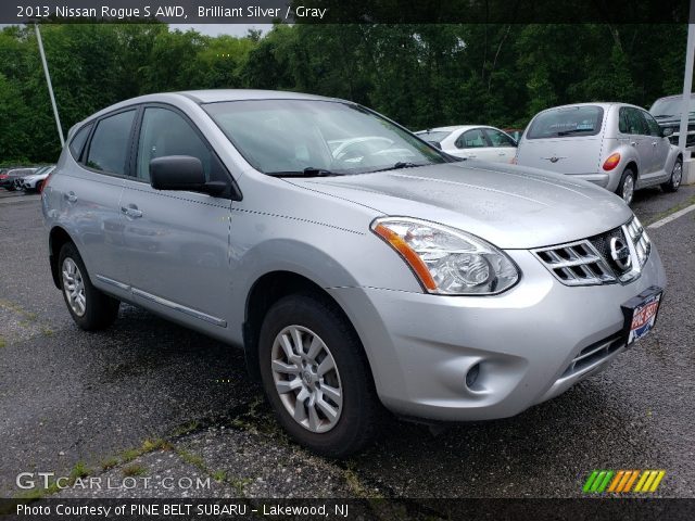 2013 Nissan Rogue S AWD in Brilliant Silver