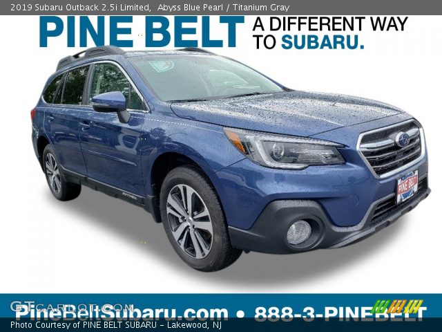 2019 Subaru Outback 2.5i Limited in Abyss Blue Pearl