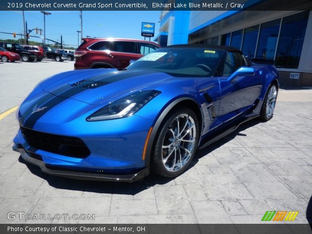 2019 Chevrolet Corvette Grand Sport Convertible in Elkhart Lake Blue Metallic
