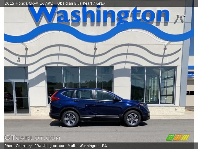 2019 Honda CR-V LX AWD in Obsidian Blue Pearl