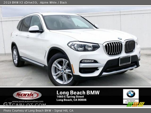 2019 BMW X3 sDrive30i in Alpine White