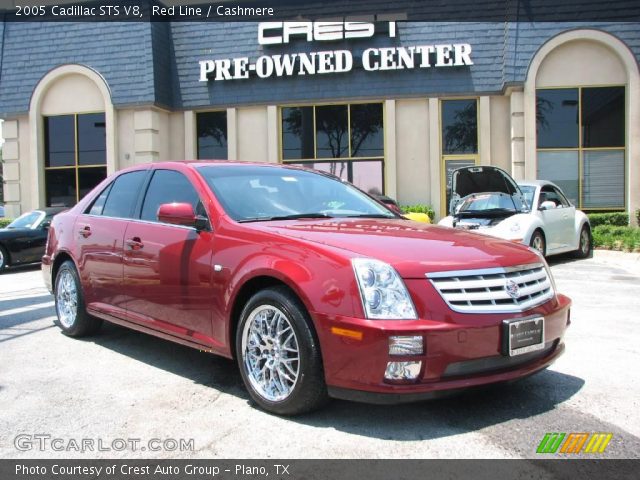 2005 Cadillac STS V8 in Red Line
