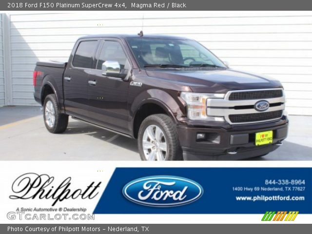 2018 Ford F150 Platinum SuperCrew 4x4 in Magma Red