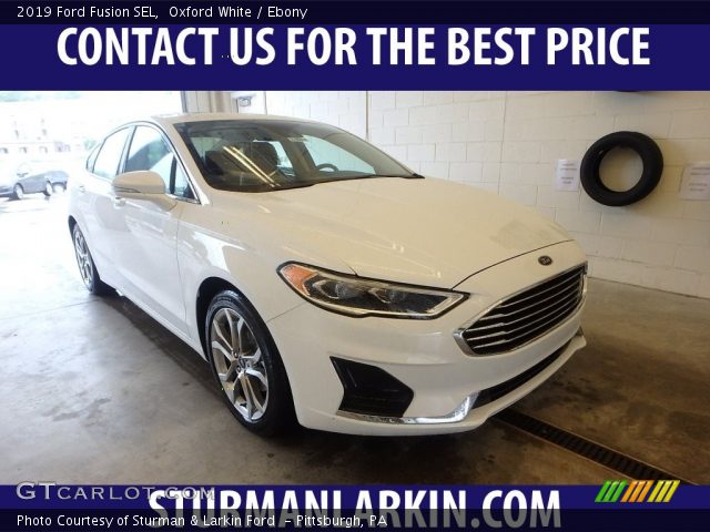 2019 Ford Fusion SEL in Oxford White