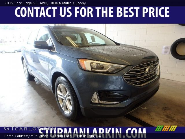 2019 Ford Edge SEL AWD in Blue Metallic