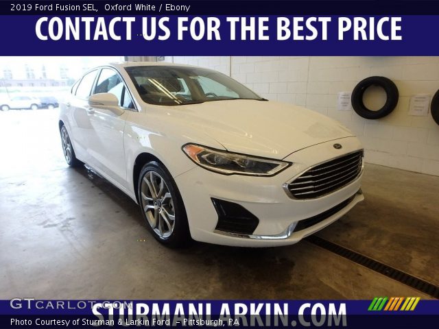 2019 Ford Fusion SEL in Oxford White