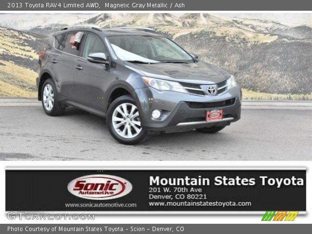 2013 Toyota RAV4 Limited AWD in Magnetic Gray Metallic