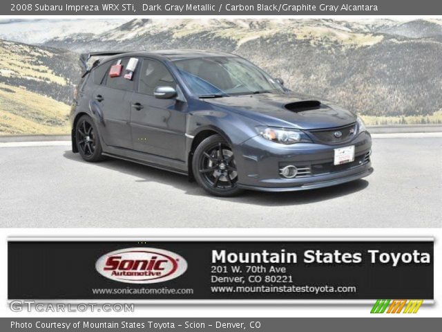 2008 Subaru Impreza WRX STi in Dark Gray Metallic
