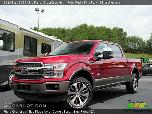 2019 Ford F150 King Ranch SuperCrew 4x4 in Ruby Red