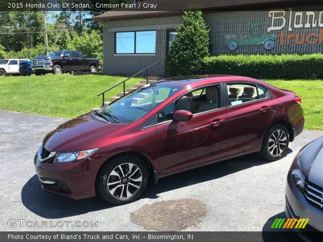 2015 Honda Civic EX Sedan in Crimson Pearl
