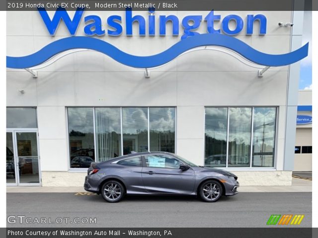 2019 Honda Civic EX Coupe in Modern Steel Metallic