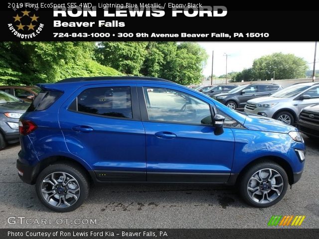 2019 Ford EcoSport SES 4WD in Lightning Blue Metallic