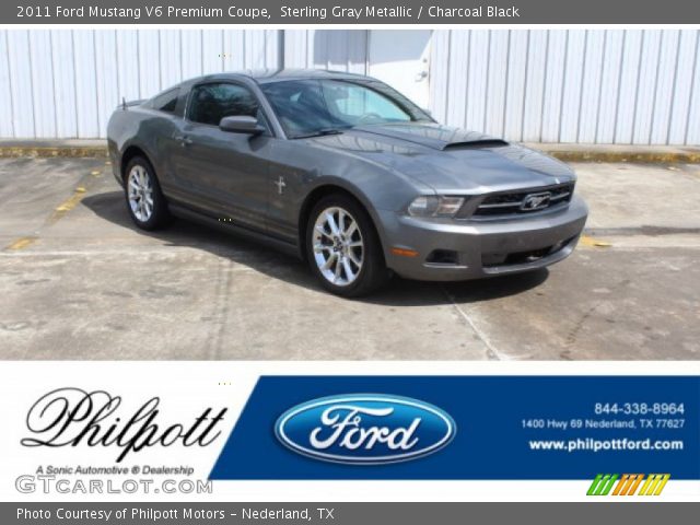 2011 Ford Mustang V6 Premium Coupe in Sterling Gray Metallic