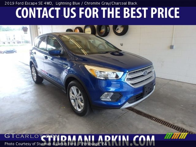 2019 Ford Escape SE 4WD in Lightning Blue