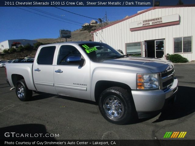 2011 Chevrolet Silverado 1500 LS Crew Cab in Sheer Silver Metallic