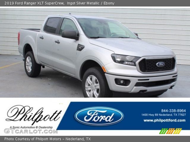 2019 Ford Ranger XLT SuperCrew in Ingot Silver Metallic