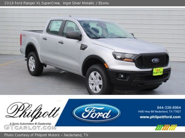 2019 Ford Ranger XL SuperCrew in Ingot Silver Metallic