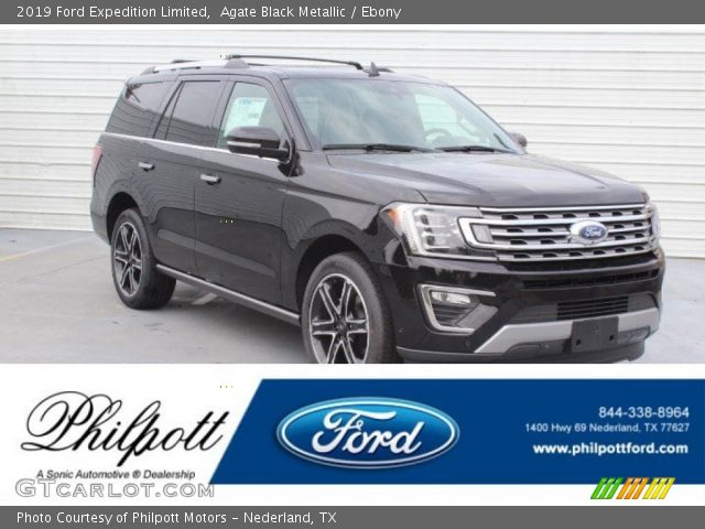 2019 Ford Expedition Limited in Agate Black Metallic