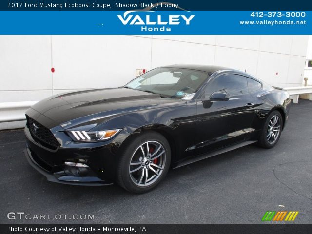 2017 Ford Mustang Ecoboost Coupe in Shadow Black