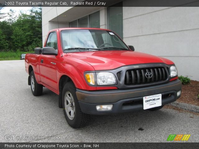 2002 Toyota Tacoma Regular Cab in Radiant Red