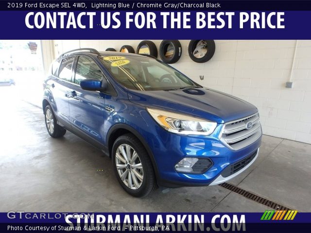 2019 Ford Escape SEL 4WD in Lightning Blue
