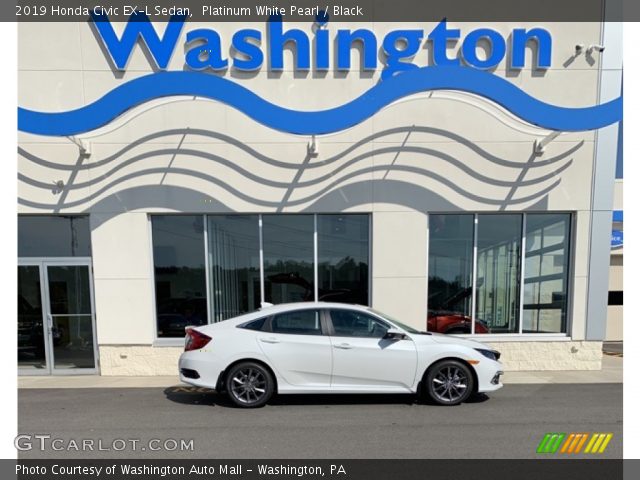 2019 Honda Civic EX-L Sedan in Platinum White Pearl
