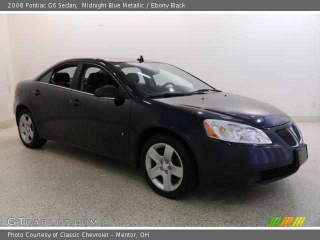 2008 Pontiac G6 Sedan in Midnight Blue Metallic