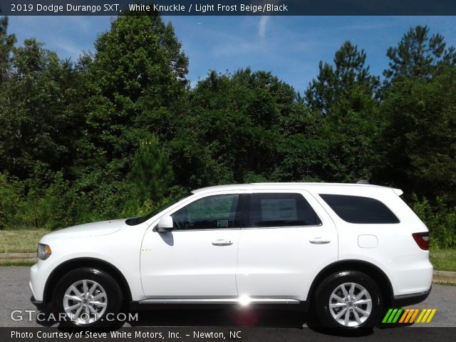 2019 Dodge Durango SXT in White Knuckle