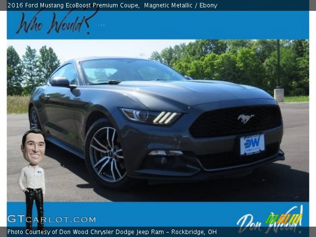 2016 Ford Mustang EcoBoost Premium Coupe in Magnetic Metallic