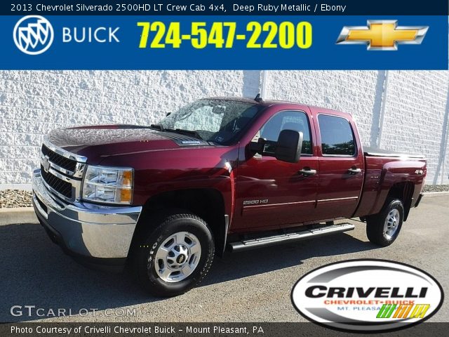 2013 Chevrolet Silverado 2500HD LT Crew Cab 4x4 in Deep Ruby Metallic