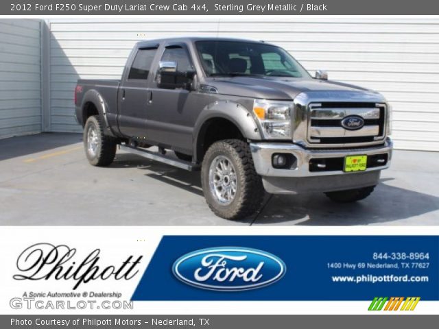 2012 Ford F250 Super Duty Lariat Crew Cab 4x4 in Sterling Grey Metallic