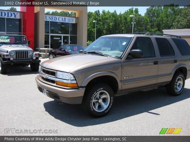 2002 Chevrolet Blazer LS in Sandalwood Metallic