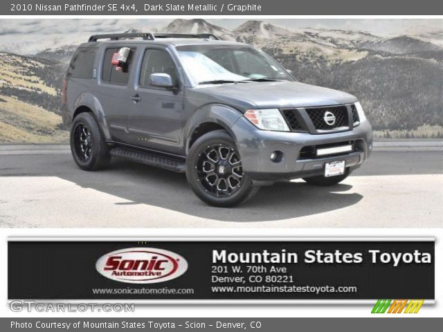 2010 Nissan Pathfinder SE 4x4 in Dark Slate Metallic