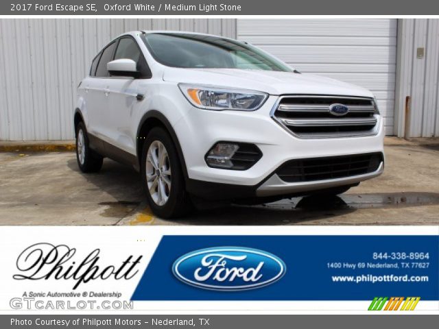 2017 Ford Escape SE in Oxford White