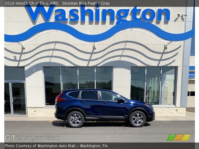 2019 Honda CR-V EX-L AWD in Obsidian Blue Pearl