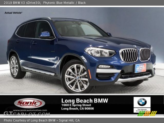 2019 BMW X3 sDrive30i in Phytonic Blue Metallic