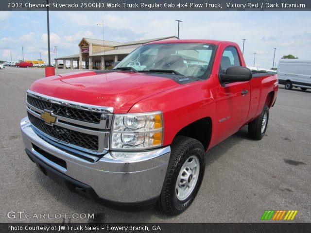 2012 Chevrolet Silverado 2500HD Work Truck Regular Cab 4x4 Plow Truck in Victory Red