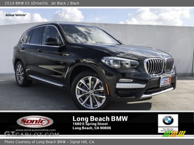 2019 BMW X3 sDrive30i in Jet Black
