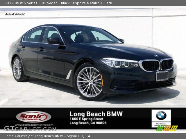 2019 BMW 5 Series 530i Sedan in Black Sapphire Metallic