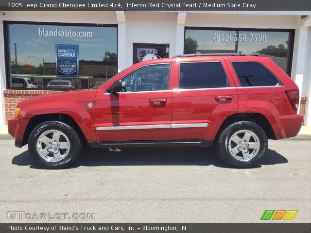 2005 Jeep Grand Cherokee Limited 4x4 in Inferno Red Crystal Pearl