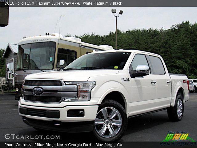 2018 Ford F150 Platinum SuperCrew 4x4 in White Platinum