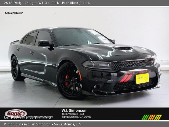2018 Dodge Charger R/T Scat Pack in Pitch Black