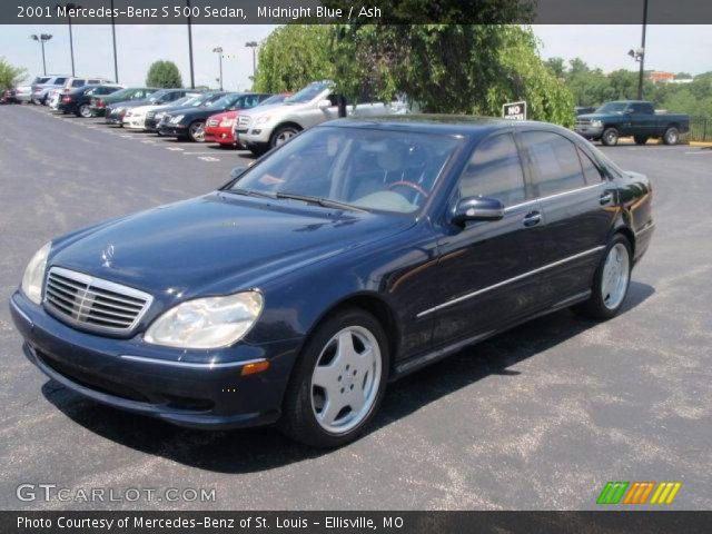 2001 Mercedes-Benz S 500 Sedan in Midnight Blue