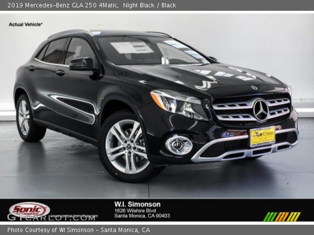 2019 Mercedes-Benz GLA 250 4Matic in Night Black