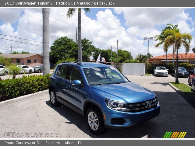 2017 Volkswagen Tiguan S in Pacific Blue Metallic
