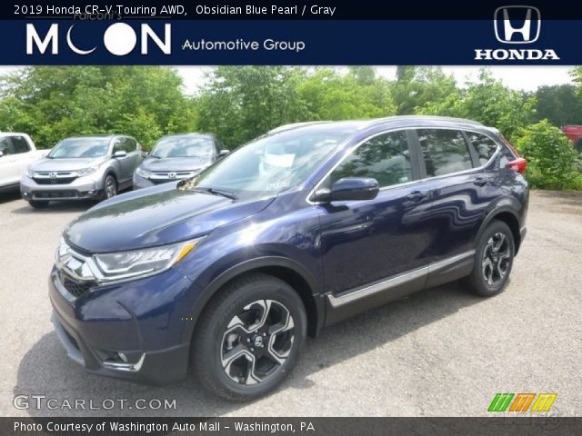 2019 Honda CR-V Touring AWD in Obsidian Blue Pearl